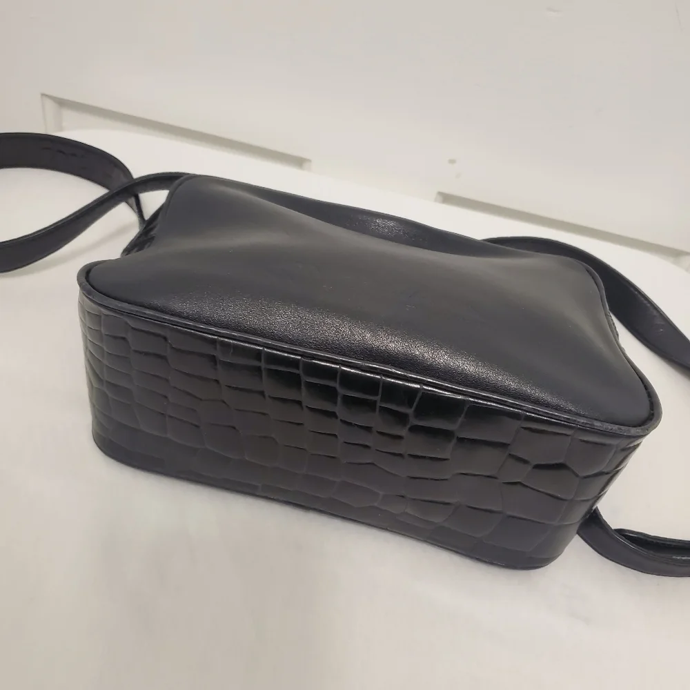 Americana by Sharif Black Crossbody, Classic, Business Casual